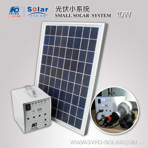 10W Solar System with High Efficiency Solar Cells